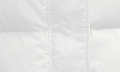 Scotch & Soda Kaatye Core Fit Water Repellent Maxi Puffer Coat In White