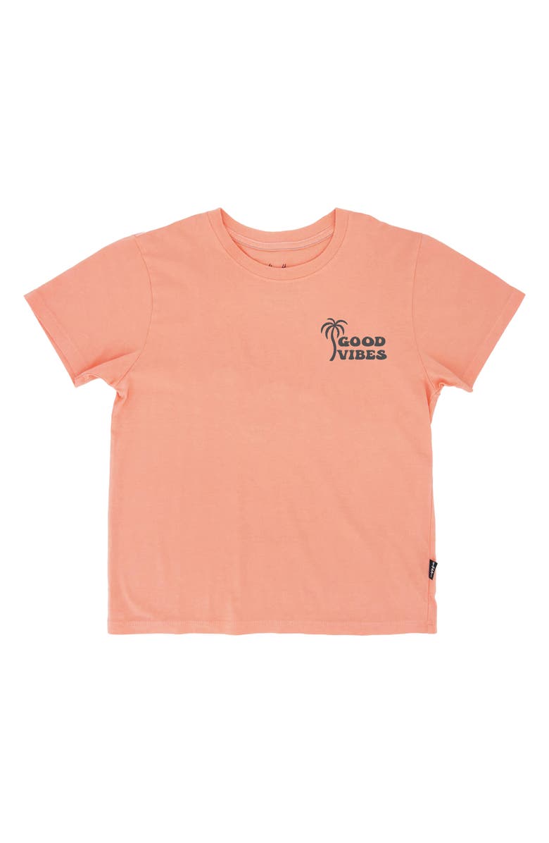 Feather 4 Arrow Kids' Good Vibes Vintage Graphic T-Shirt, Main, color, Twilight