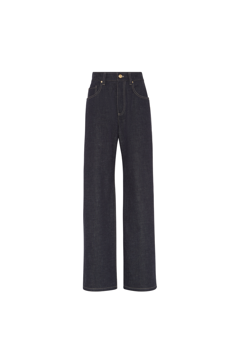 Brunello Cucinelli Contemporary Loose trousers, Main, color, Dark Denim