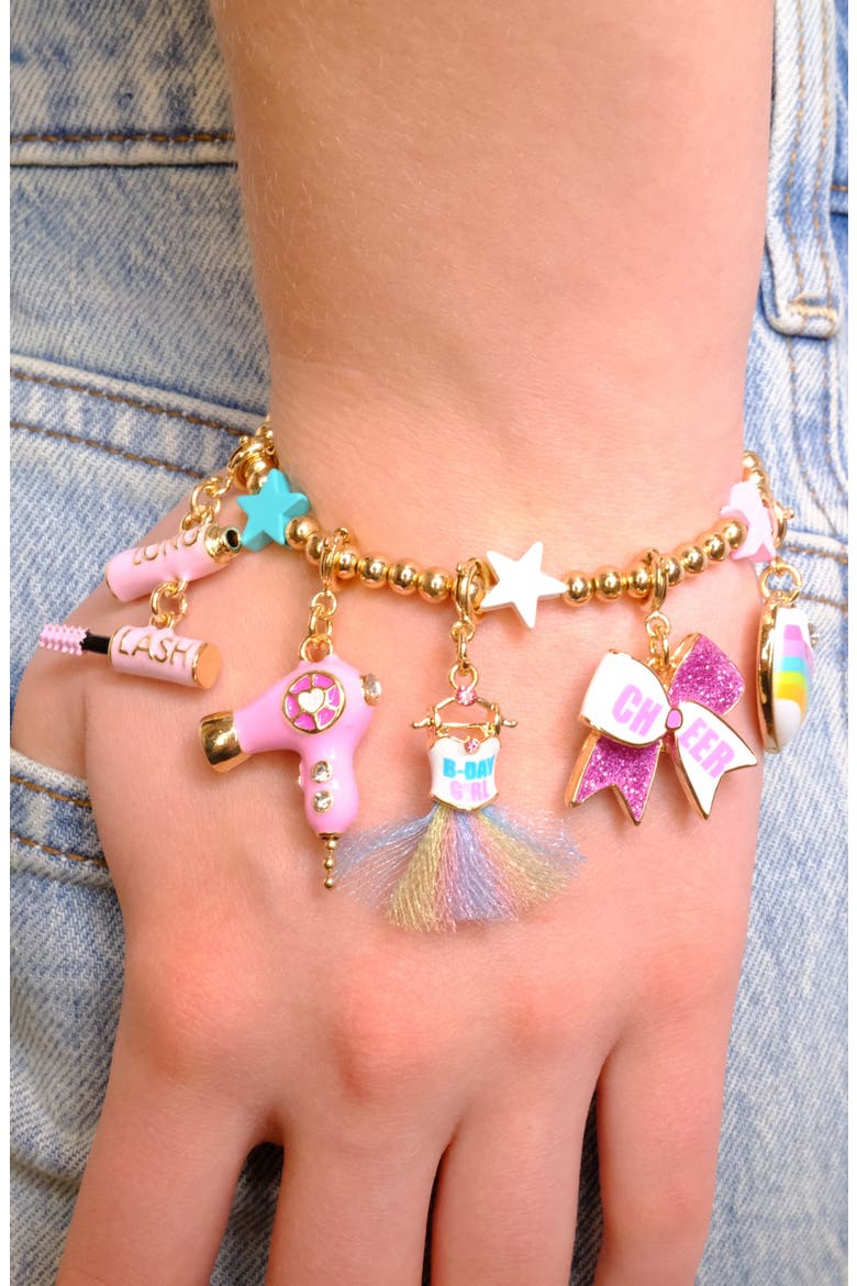 Kids' Cheer Bow Charm, Alternate, color, NO COLOR