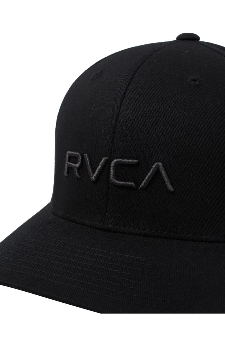 RVCA Flexfit Twill Baseball Cap, Alternate, color, 