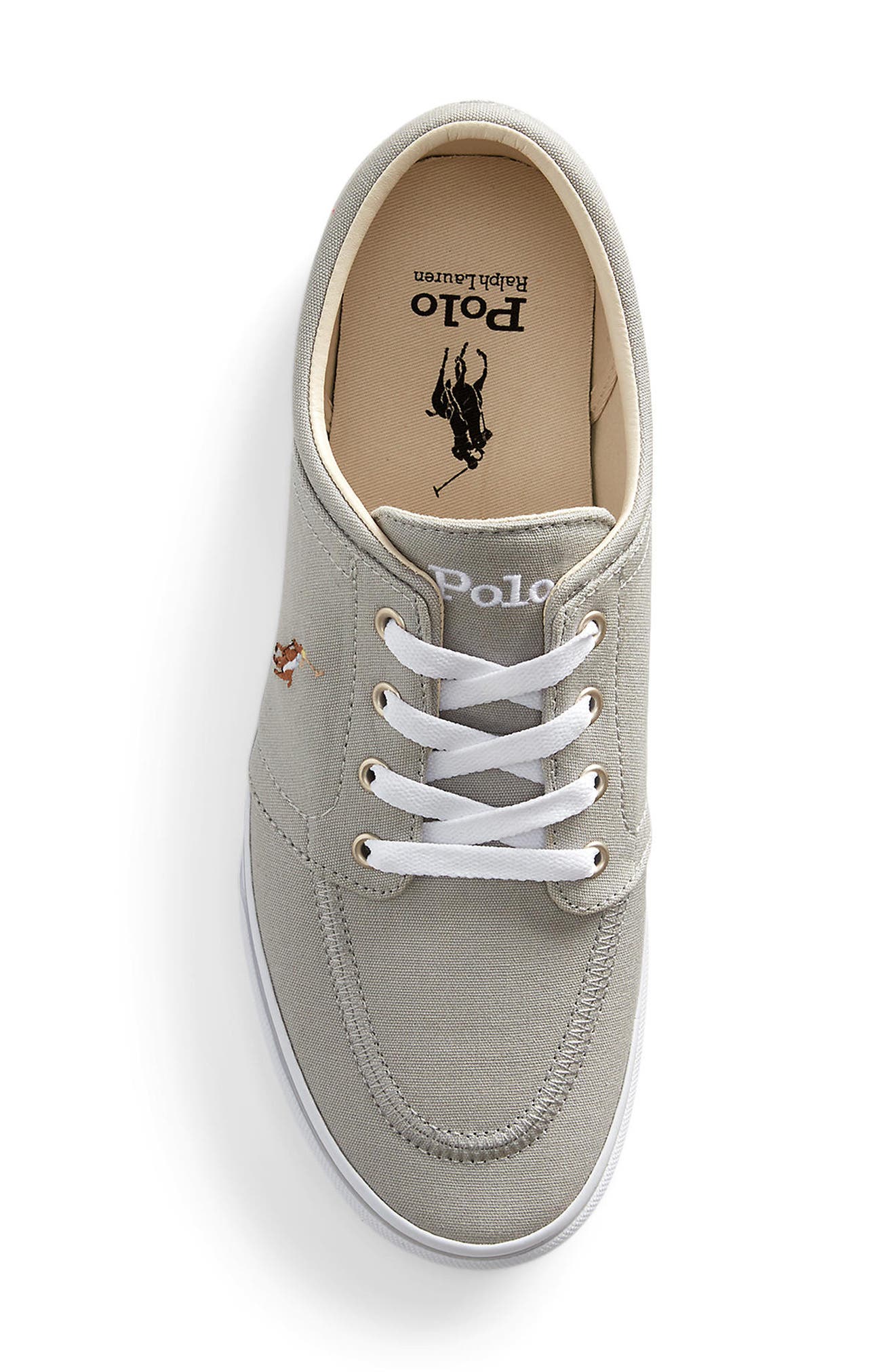 Ralph Lauren Faxon X Sneaker, Alternate, color, Soft Grey/Multi Pp