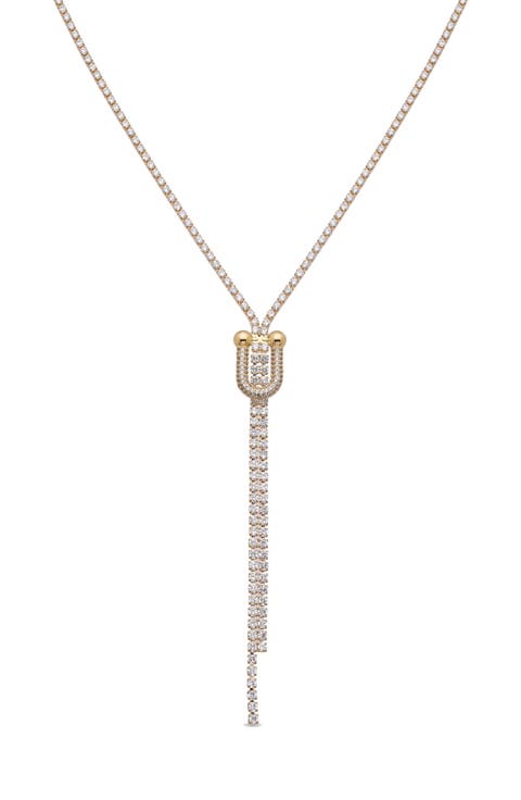 Audre Cubic Zirconia Y-Necklace