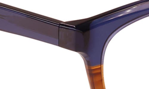 Eyebobs Humble Narrator 49mm Small Square Reading Glasses In Blue