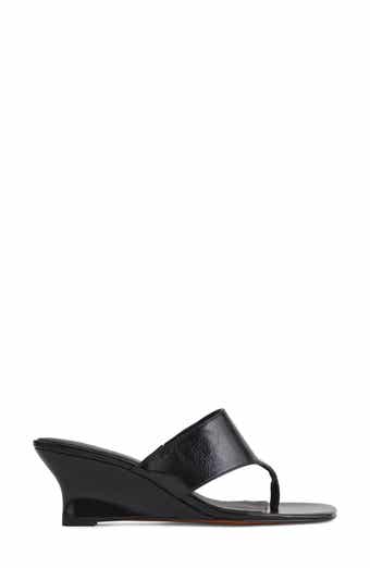 Madewell The Deanna Thong Wedge Sandal