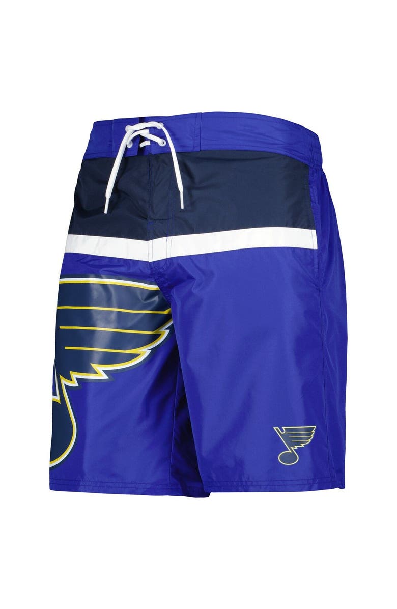 STARTER Men's Starter Blue St. Louis Blues Sea Wind Swim Trunks, Alternate, color, Royal