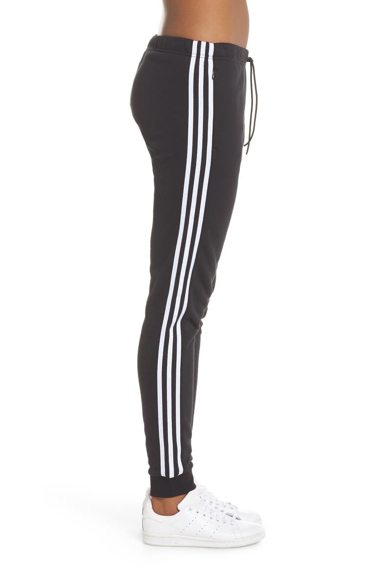 Cuffed Track Pants, Alternate, color, BLACK