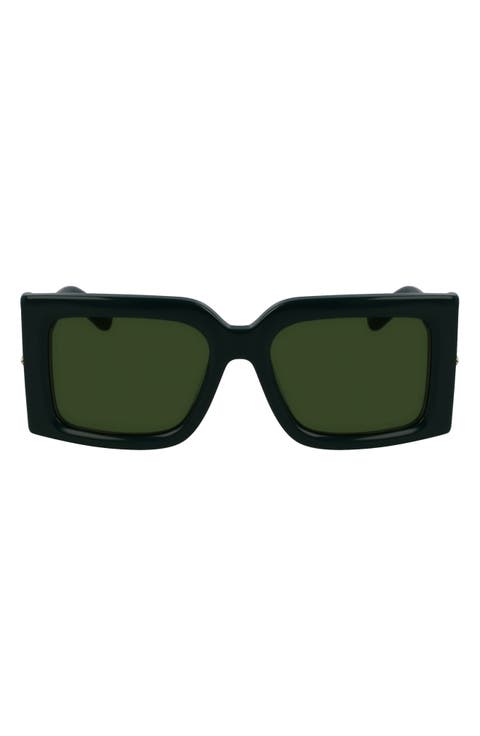 Prisma 55mm Modified Rectangular Sunglasses