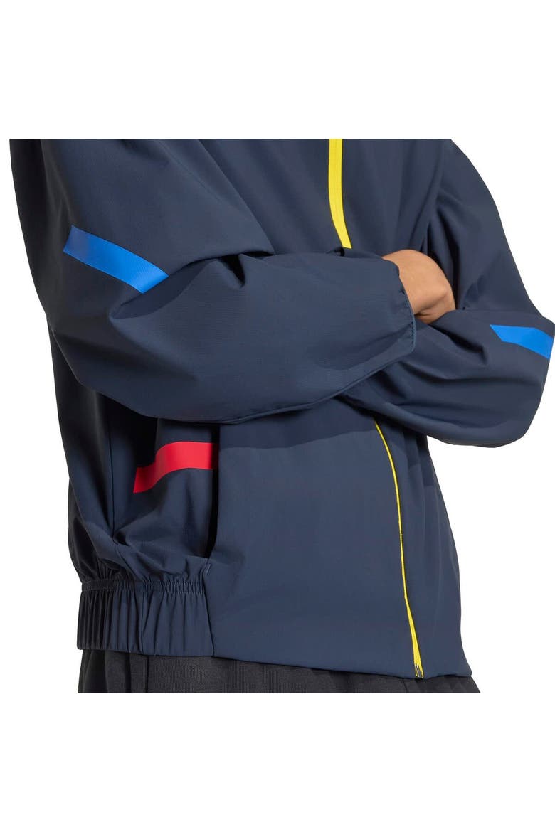 Men's adidas Navy Arsenal 2025/26 Club Anthem Full-Zip Jacket, Alternate, color, Navy