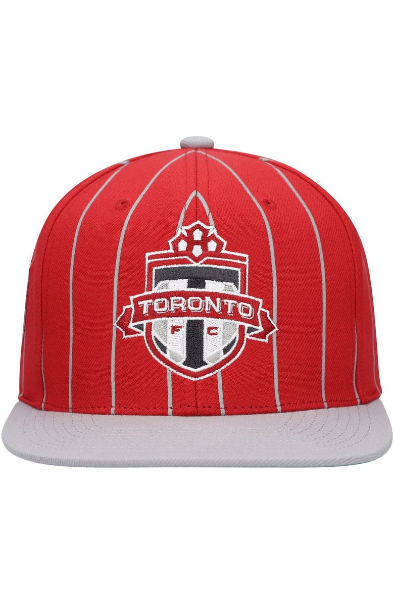 Mitchell & Ness Men's Mitchell & Ness Red Toronto FC Team Pin Snapback Hat, Alternate, color, Red
