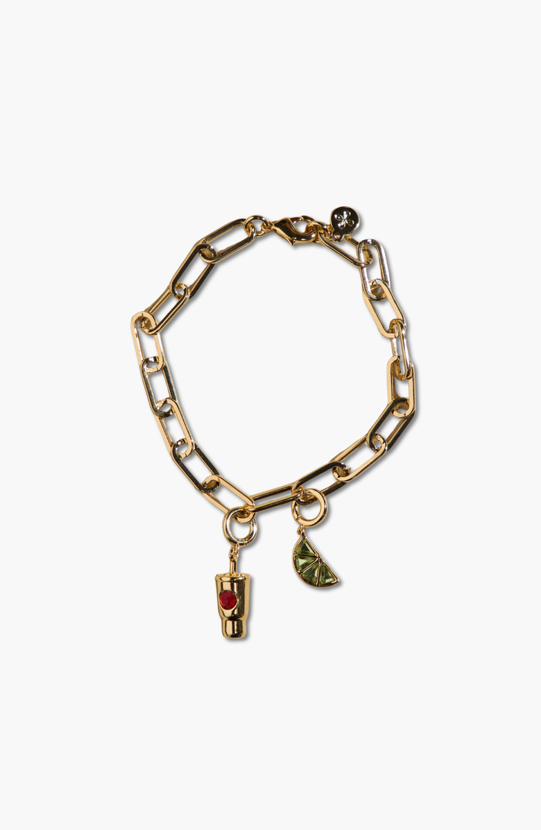 Nickel & Suede Lime Wedge Charm, Alternate, color, Lime