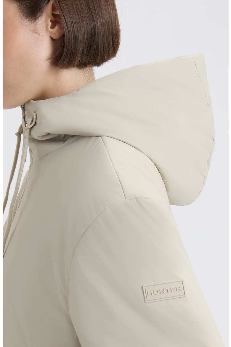 Leah Faux Leather Puffer Jacket, Alternate, color, VANILLA
