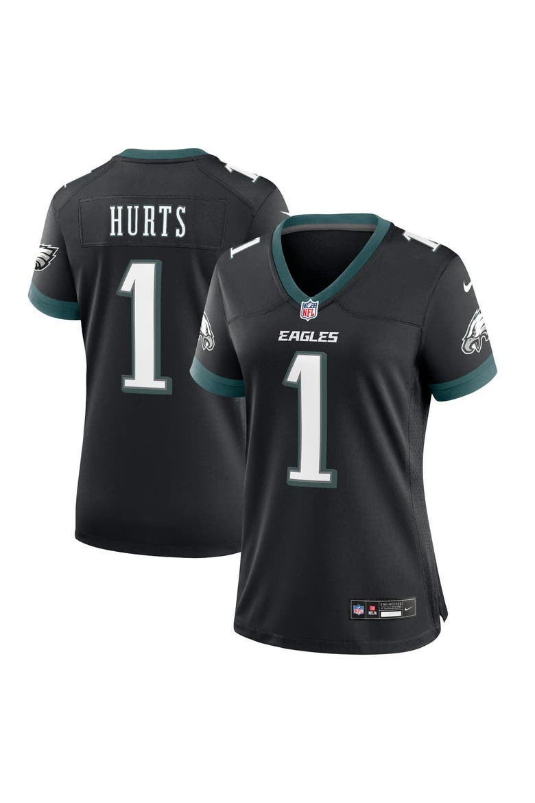 Women's Nike Jalen Hurts Black Philadelphia Eagles Alternate Game Jersey, Main, color, Black