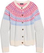 vineyard vines Fair Isle Merino Wool Blend Cardigan