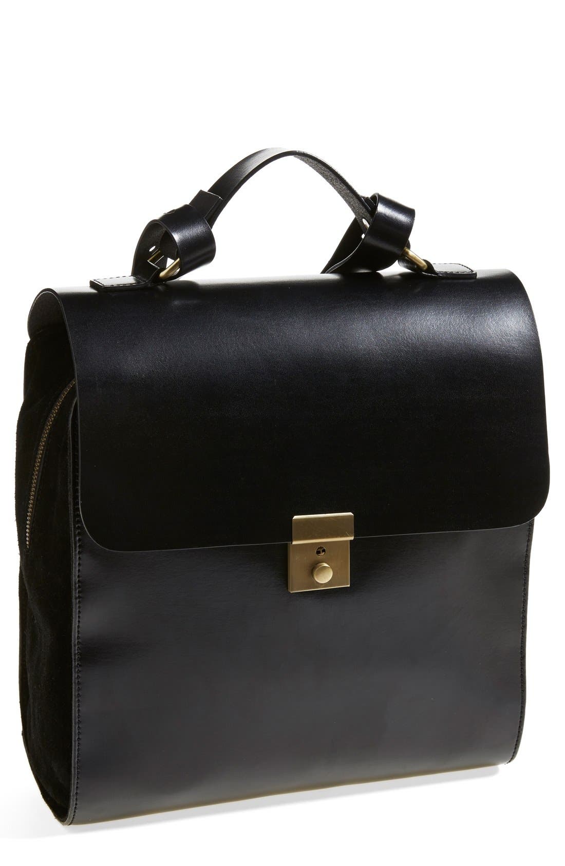 Kelsi Dagger Brooklyn 'Assembly' Convertible Leather Backpack, Main, color, 