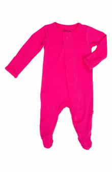 Magnetic Me Glam Pink Stretch Modal Magnetic Closure Footie