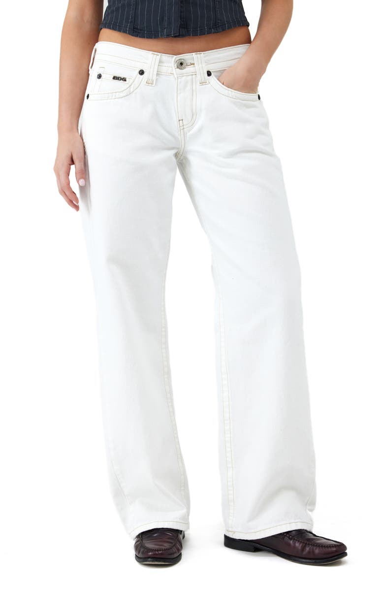 BDG Urban Outfitters Kayla Low Rise Wide Leg Cargo Jeans, Main, color, 