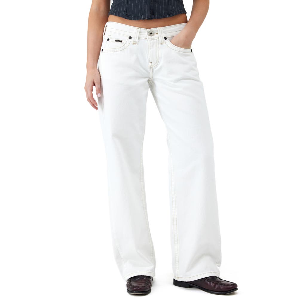 BDG Urban Outfitters Kayla Low Rise Wide Leg Cargo Jeans in White