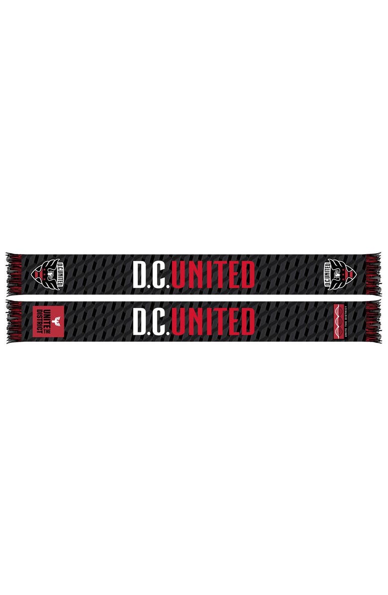 RUFFNECK SCARVES Black D.C. United 2024 Jersey Hook Scarf, Main, color, Black