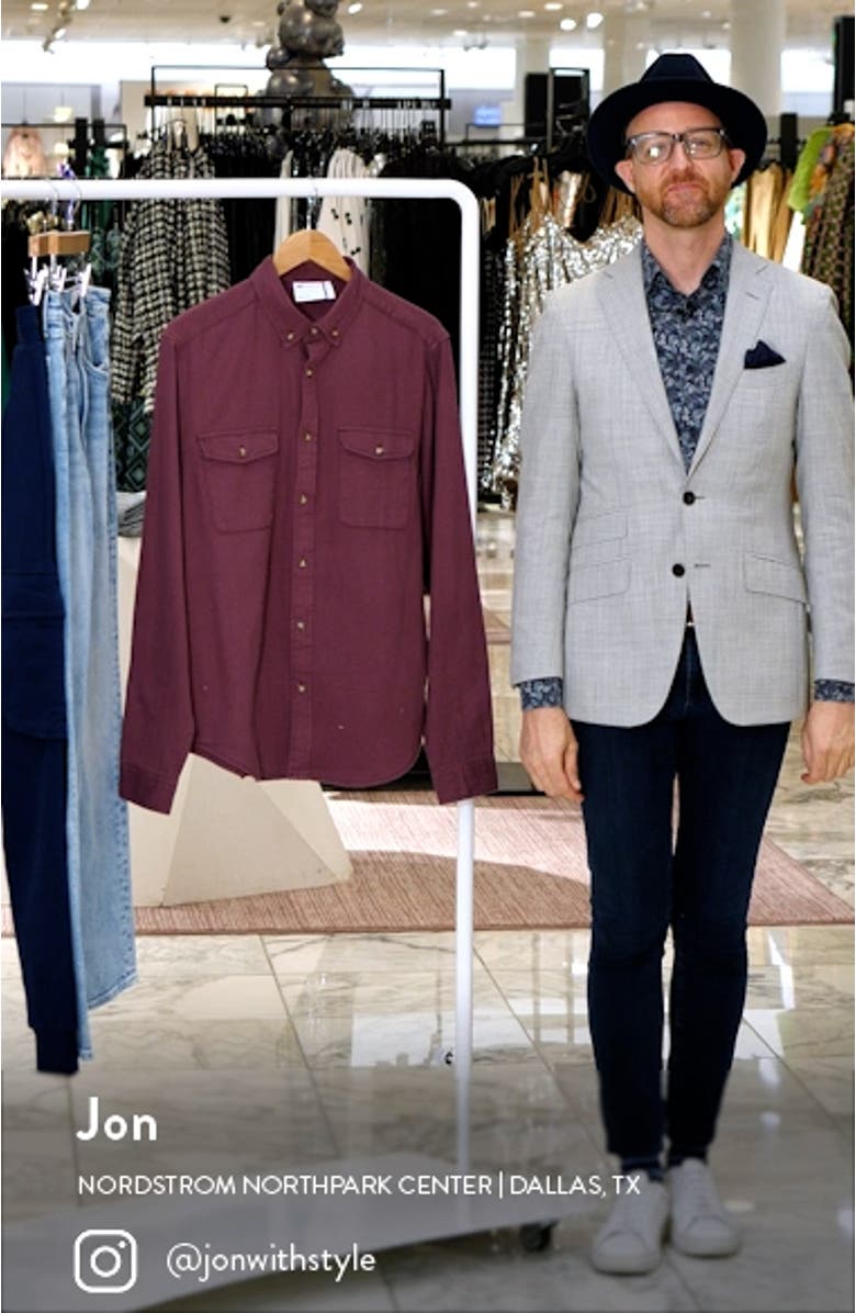 Double Pocket Cotton Shacket, sales video thumbnail