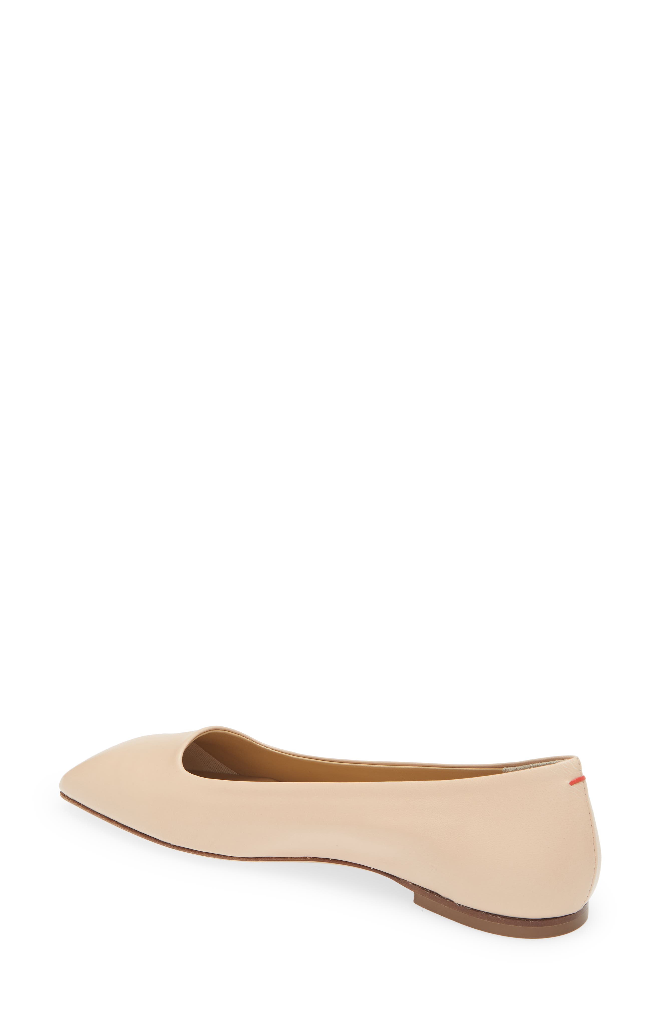 aeyde Ida Square Toe Flat, Alternate, color, 