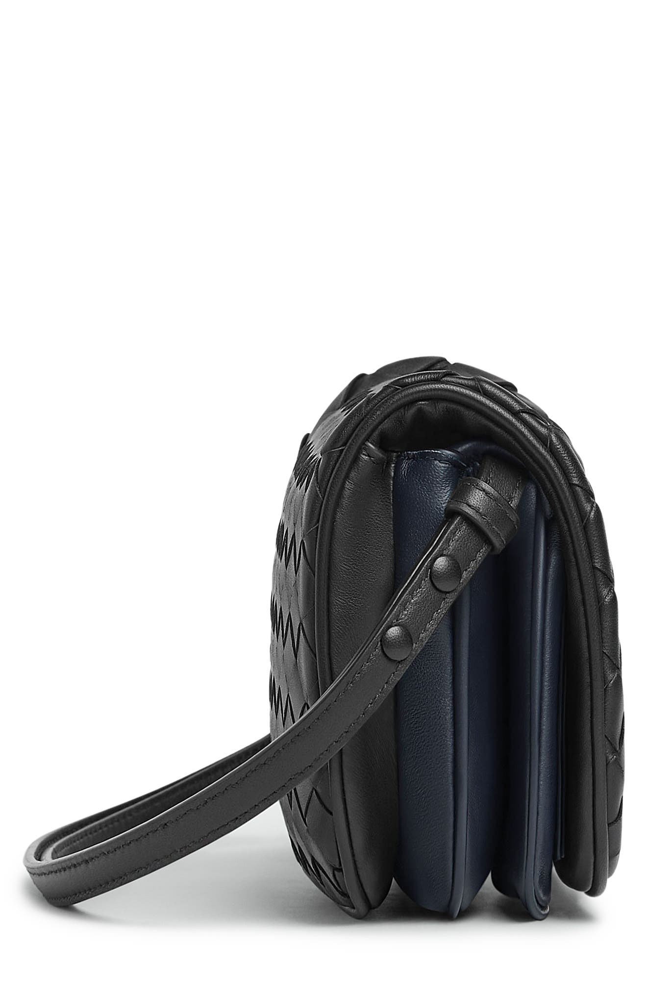 Bottega Veneta Intrecciato Leather Shoulder Bag, Alternate, color, 