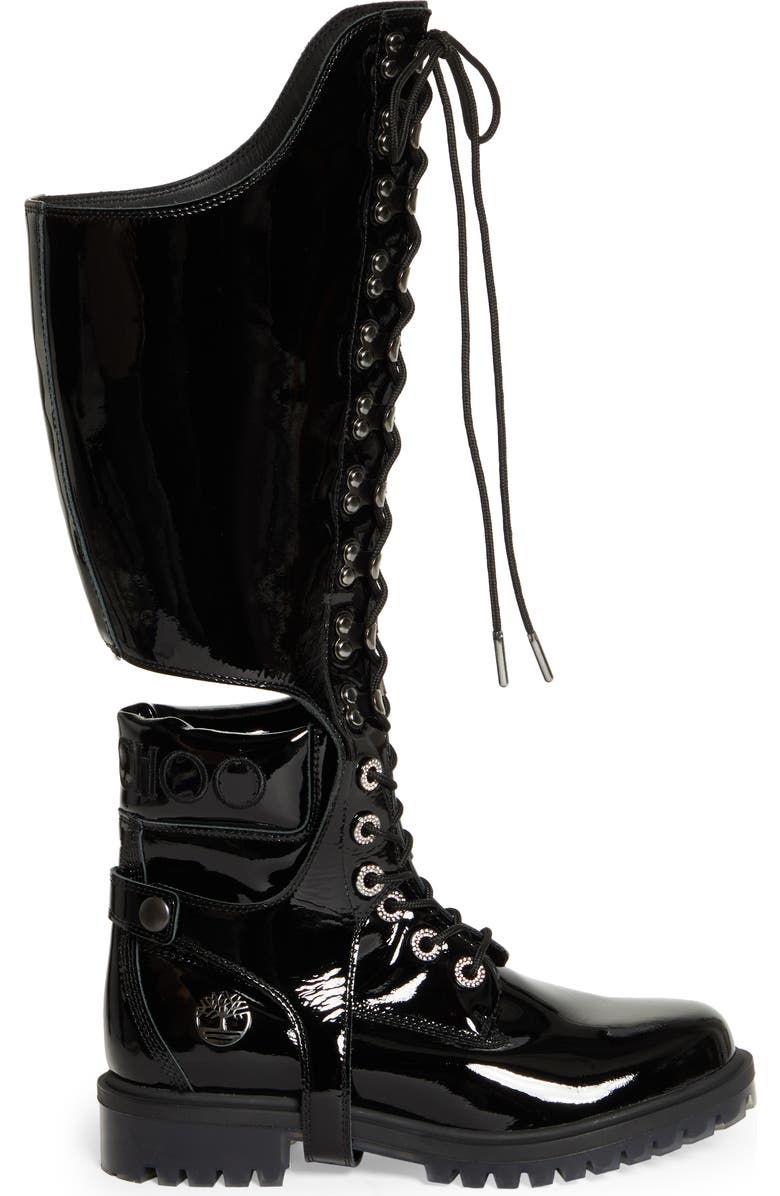 Jimmy Choo x Timberland Crystal Eyelet Convertible Shaft Boot, Alternate, color,