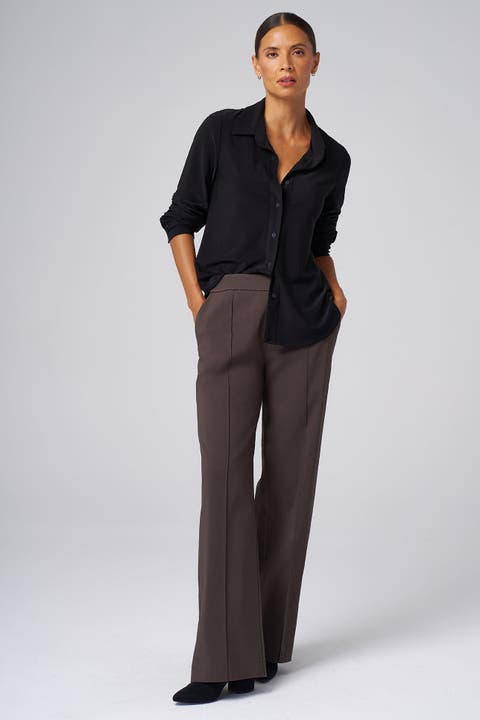 Wilshire Stretch Straight-Leg Pant