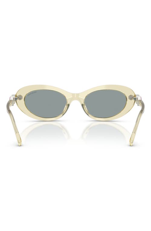 Swarovski 53mm Oval Sunglasses