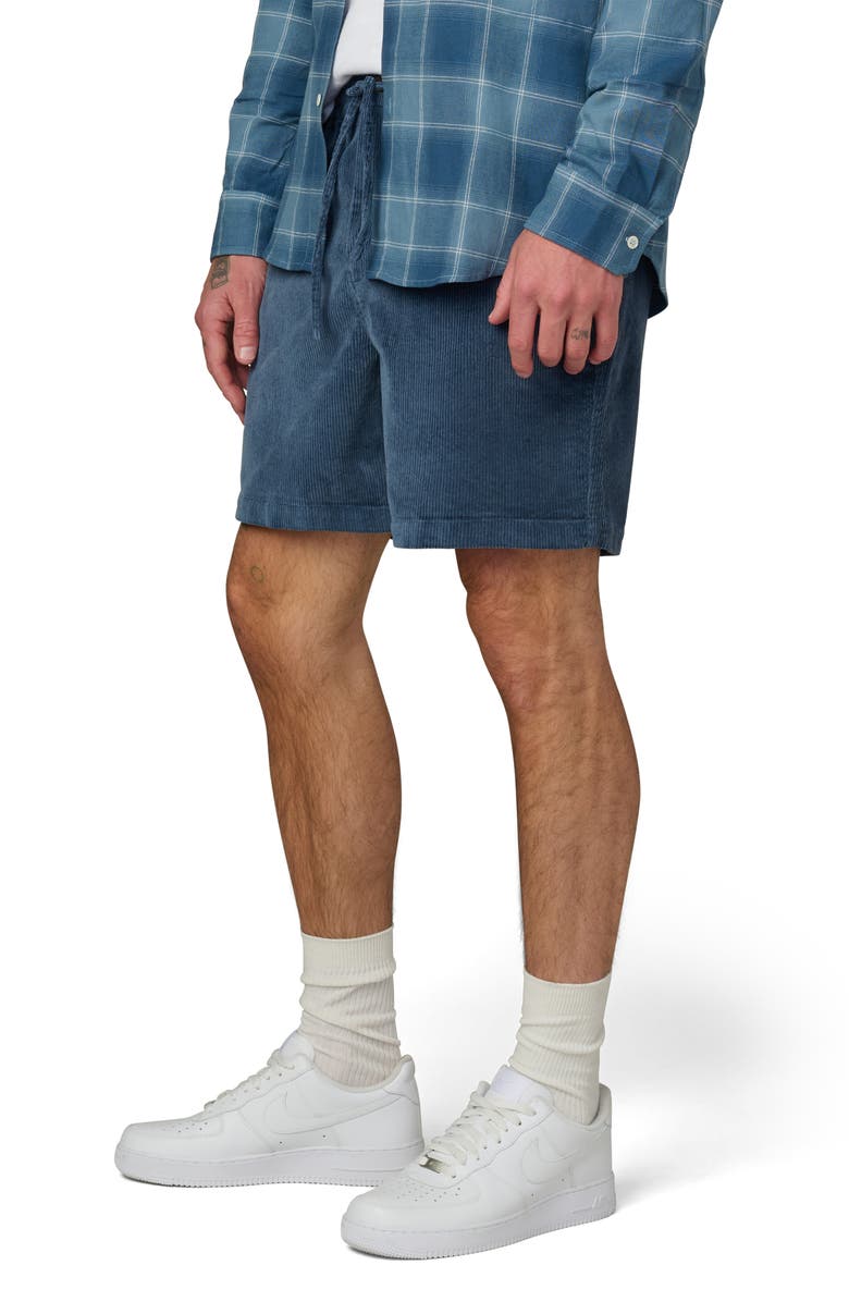 Joe's Clarkson Drawstring Corduroy Shorts, Alternate, color, Bluefin