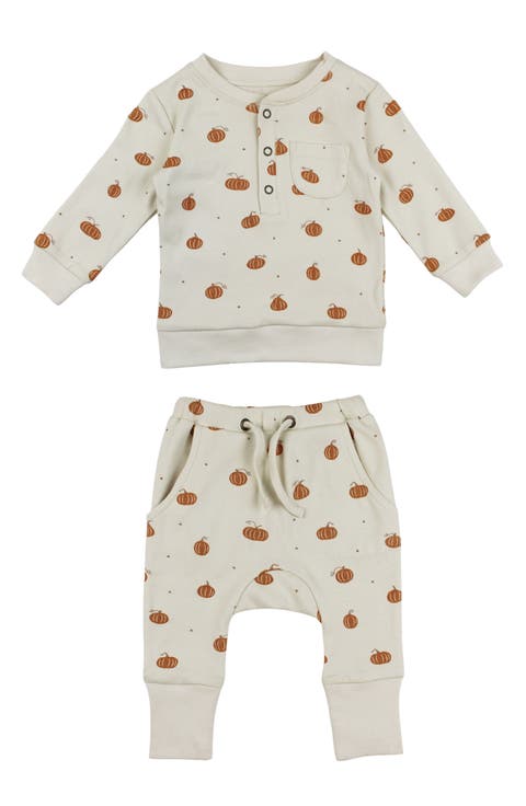 Kids' Henley Sweatshirt & Joggers Set
