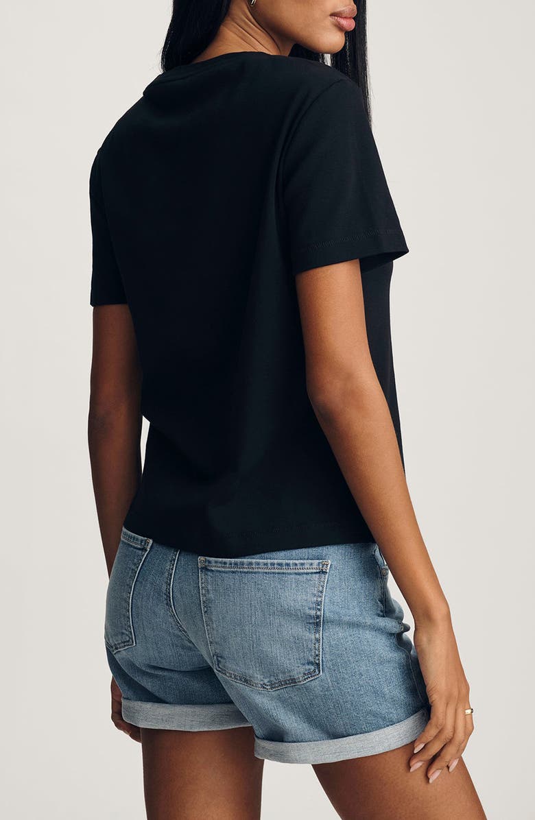 Mavi Jeans Nina Crewneck Cotton T-Shirt, Alternate, color, 