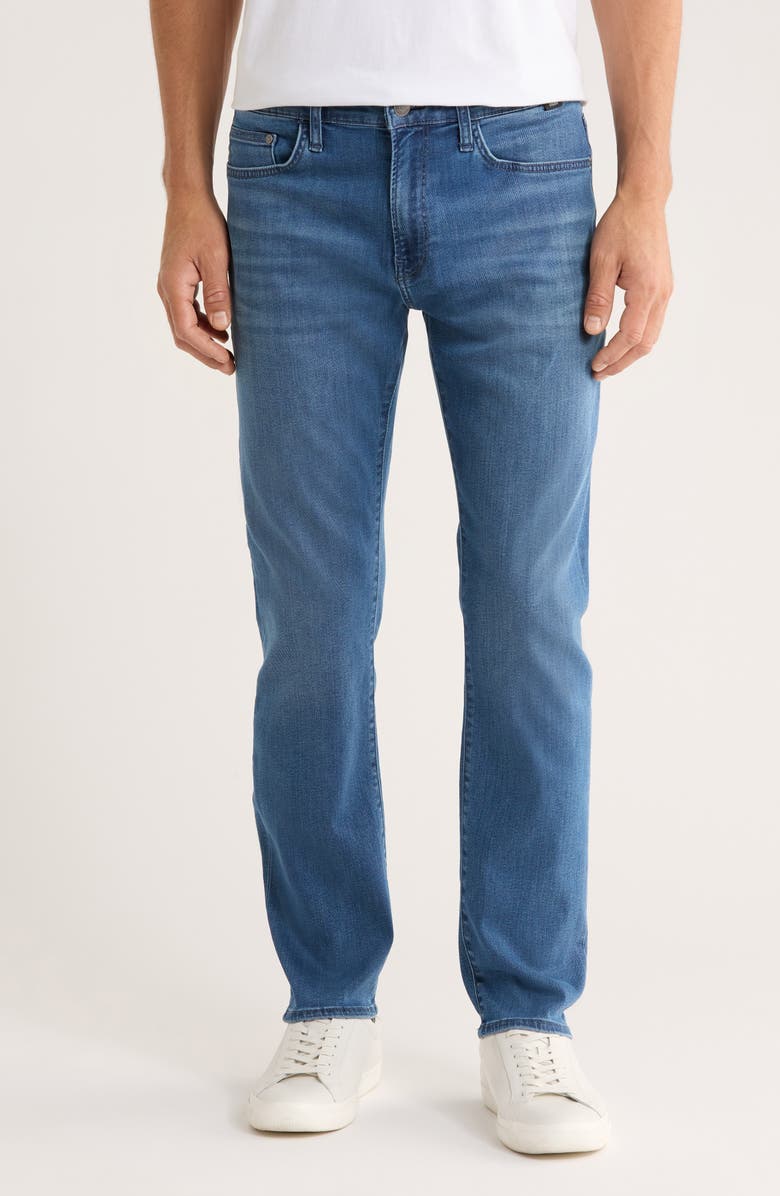 Mavi Jeans Zach Straight Leg Jeans, Main, color, Mid Brushed Supermove