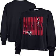 '47 Women's '47 Navy New England Patriots Stacked Sydney Long Sleeve T-Shirt