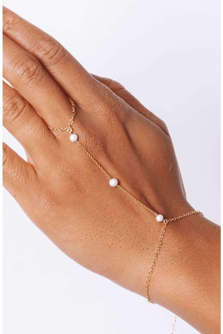 Bobbi Hand Chain, Alternate, color, GOLD