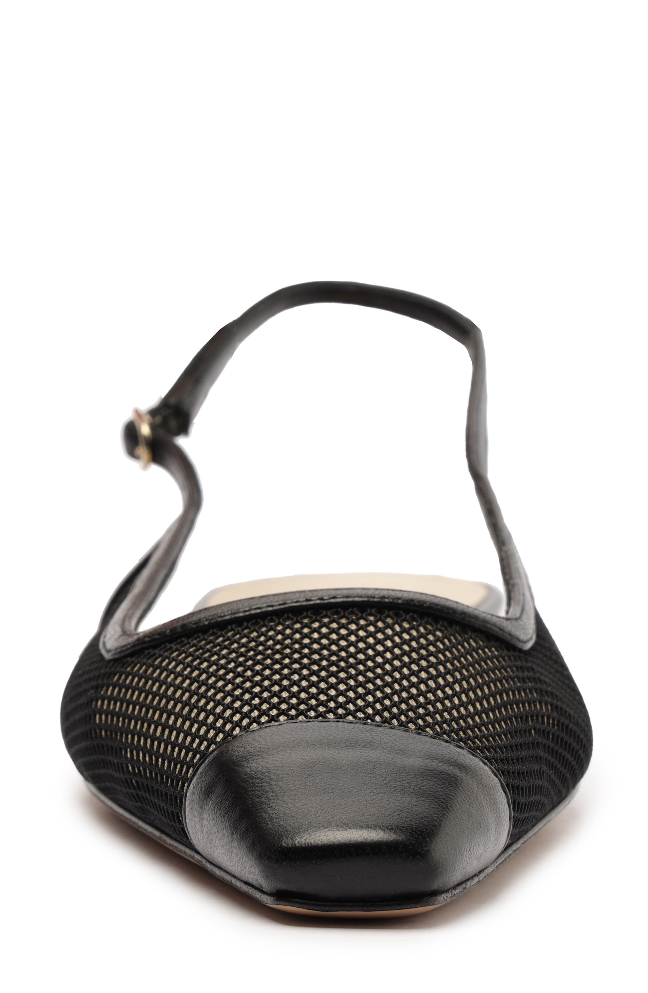 Alexandre Birman Olivia Cap Toe Slingback, Alternate, color, Black