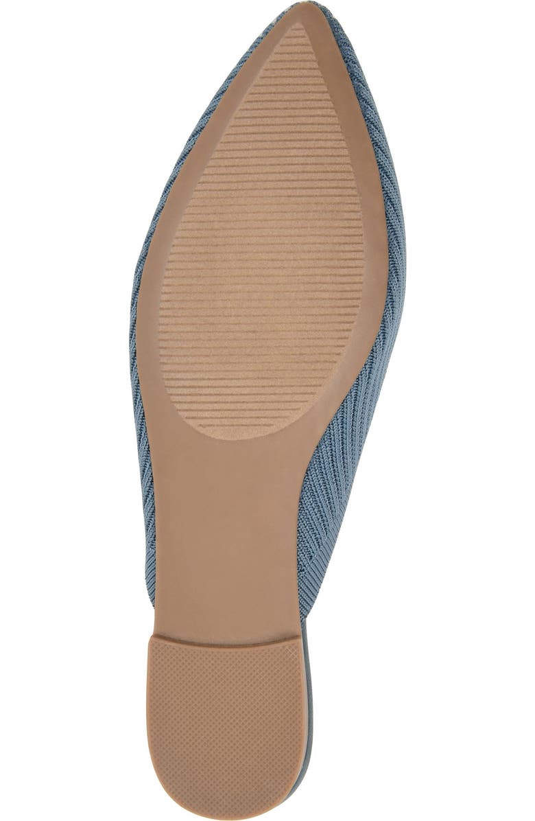 Journee Collection Aniee Knit Mule, Alternate, color, Blue