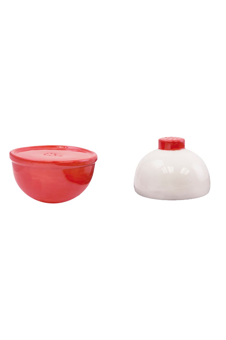 Bobber 2-Piece Salt & Pepper Set, Alternate, color, Red