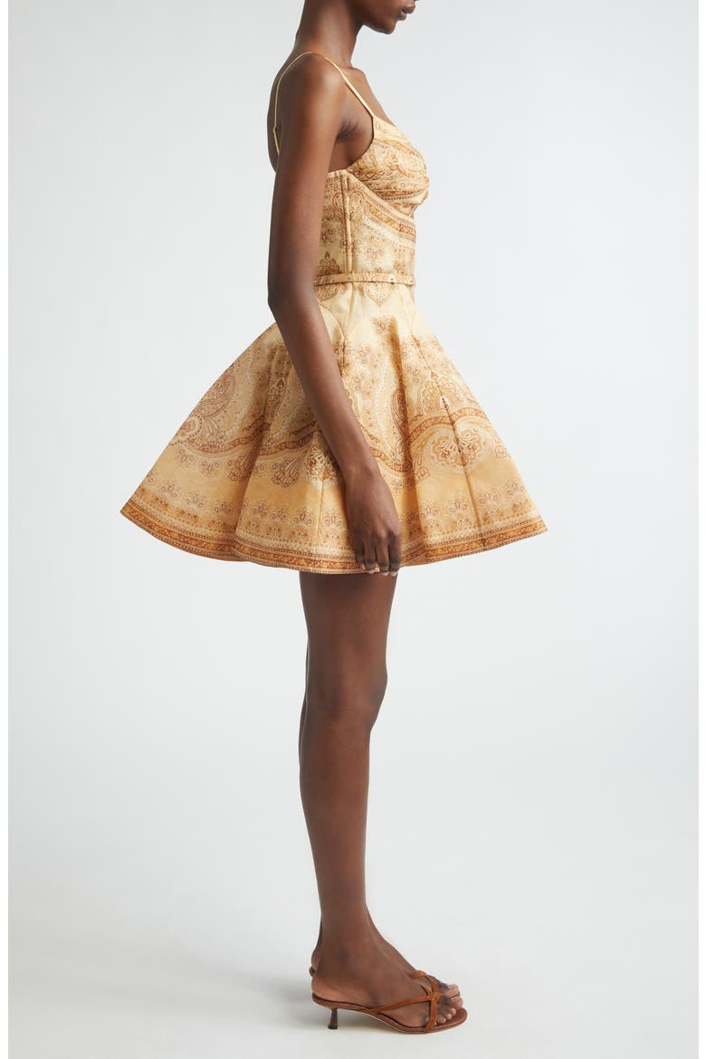 paisley print mini dress Gone Paisley Mini Dress