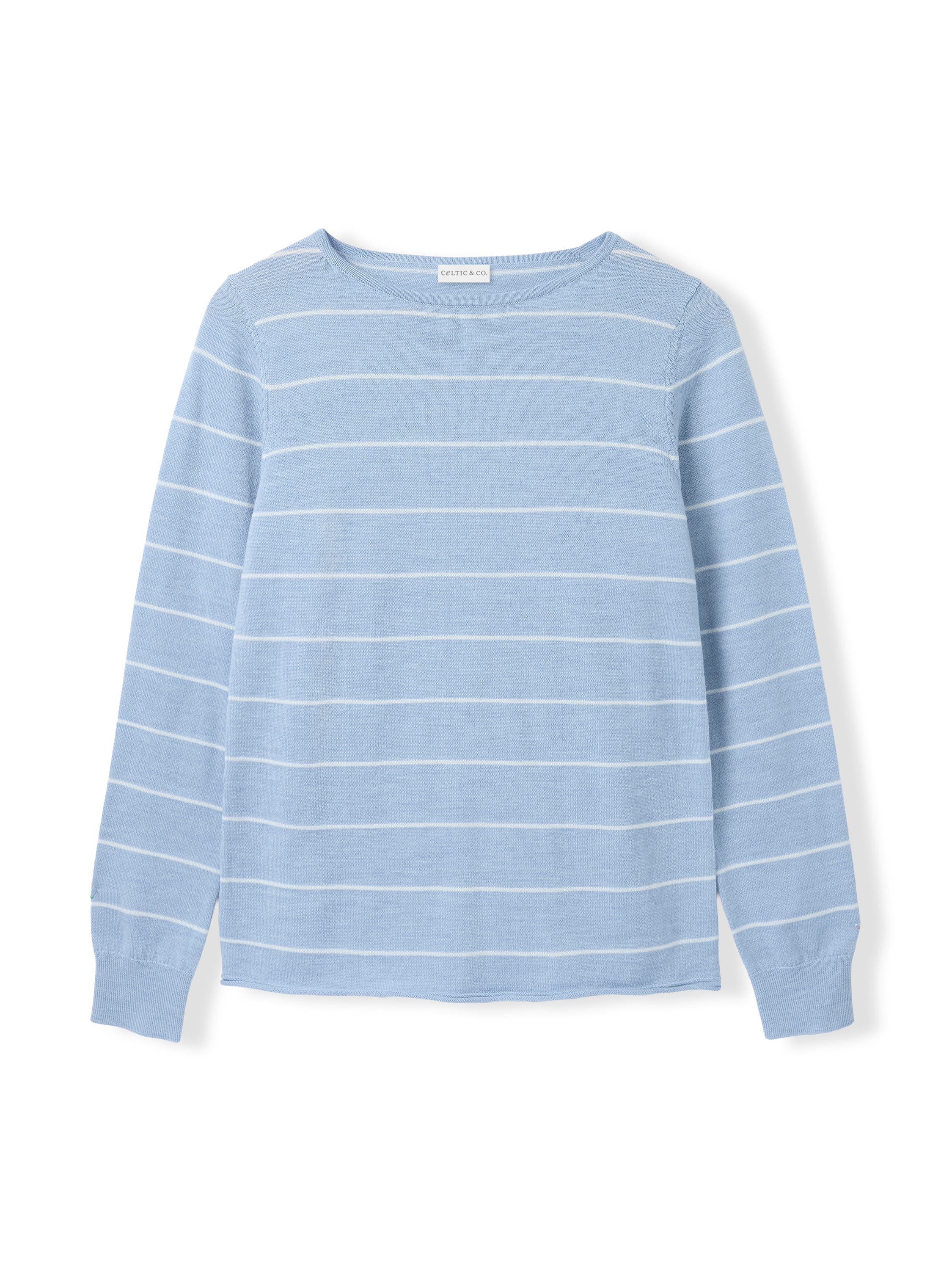 Merino Fine Knit Boat Neck Jumper - image 4