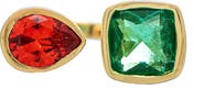 RIVKA FRIEDMAN Cubic Zirconia Toi Et Moi Ring