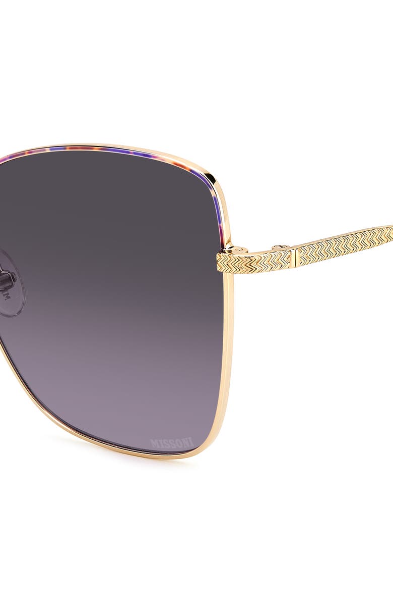 Missoni 59mm Cat Eye Sunglasses, Alternate, color,