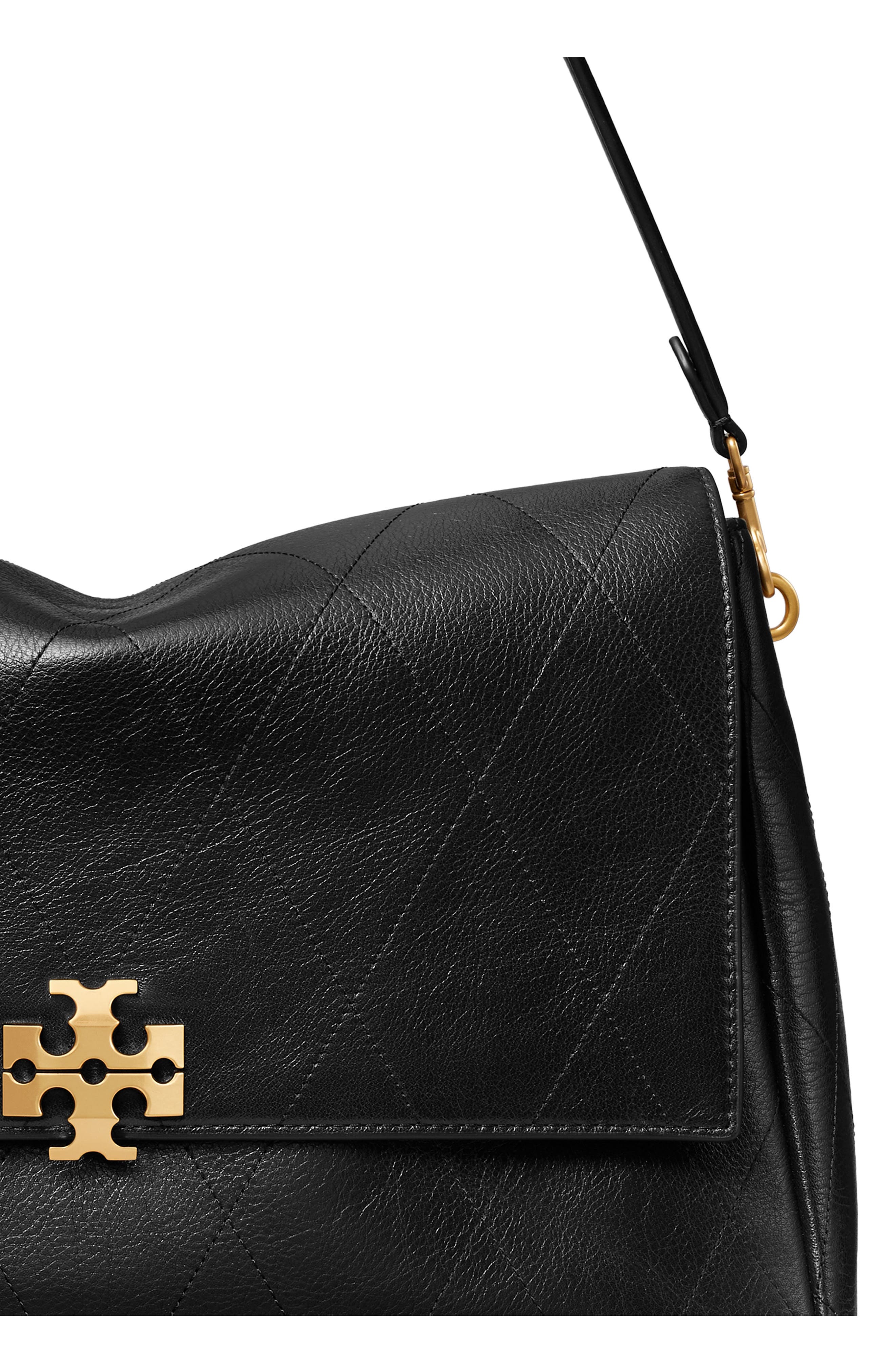 Tory Burch Large Charlie Leather Shoulder Bag, Alternate, color, 