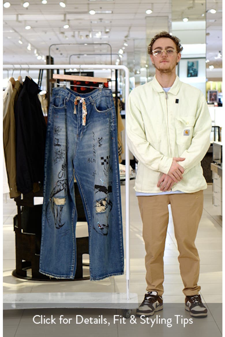 Mega Baggy Sketch Denim Jeans video