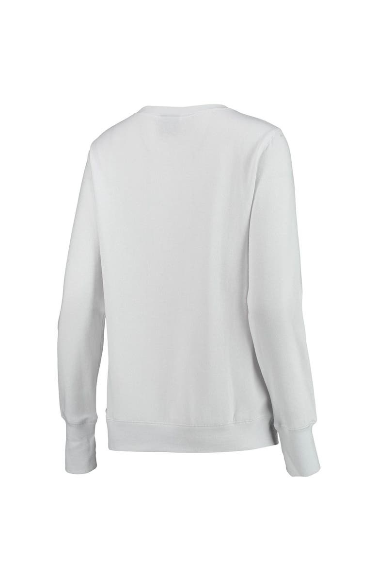 CUCE Women's Cuce White Pittsburgh Steelers Victory V-Neck Pullover Sweatshirt, Alternate, color,