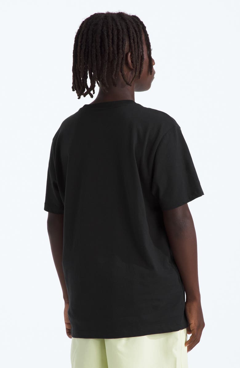 The North Face Kids' Celestial Drift Cotton Graphic T-Shirt, Alternate, color, Tnf Black