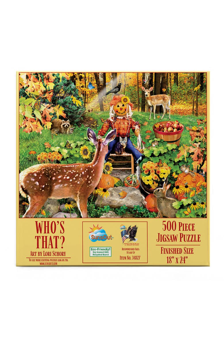 Whose That? 500 piece Jigsaw Puzzle for Adults, Alternate, color, Multicolor