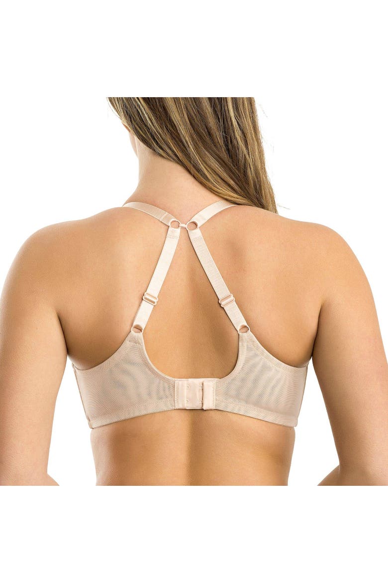 Olivia Lace Unlined Bra, Alternate, color, Cameo Rose