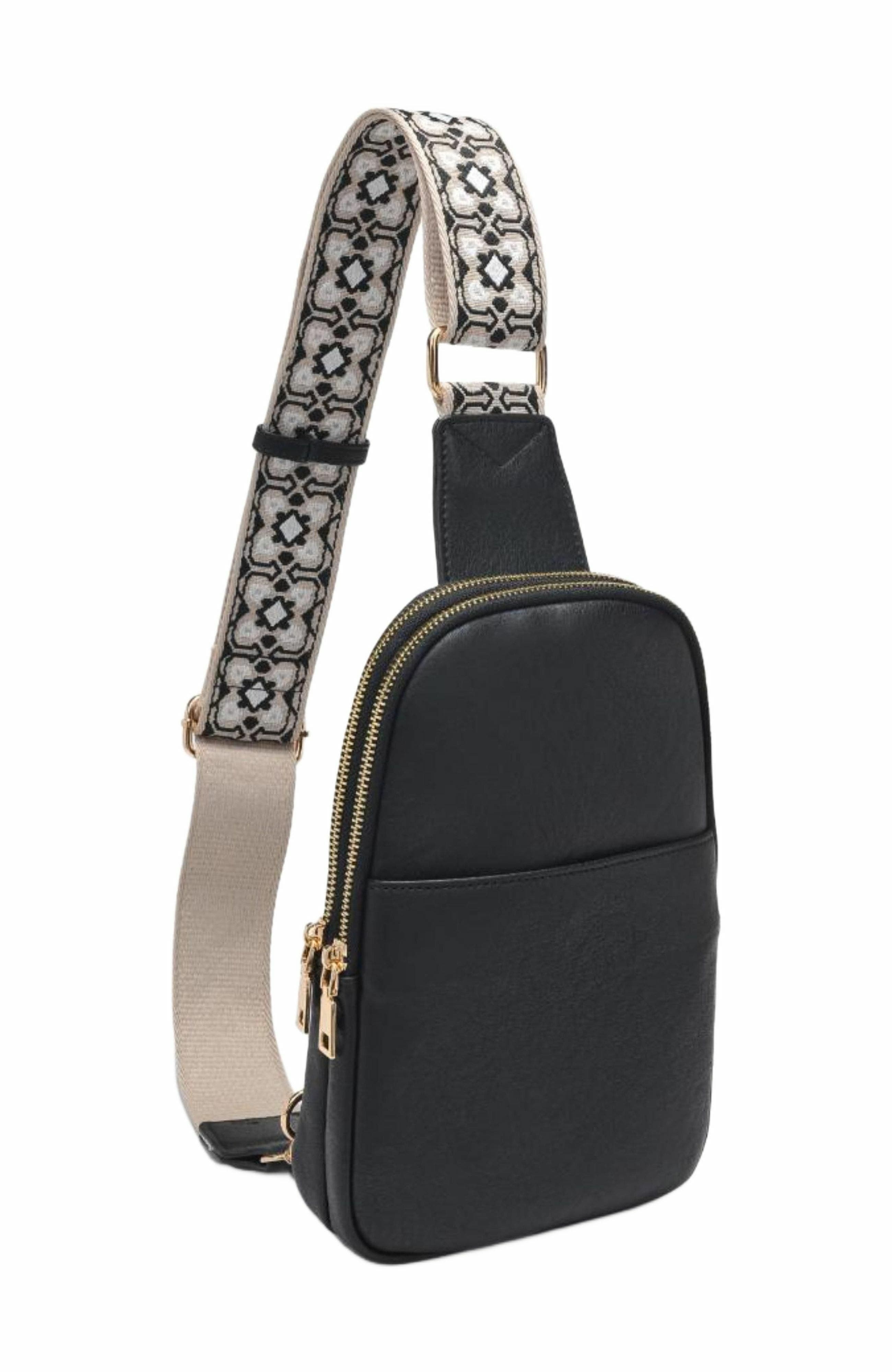 MODA LUXE Zuri Sling Backpack, Alternate, color, Black