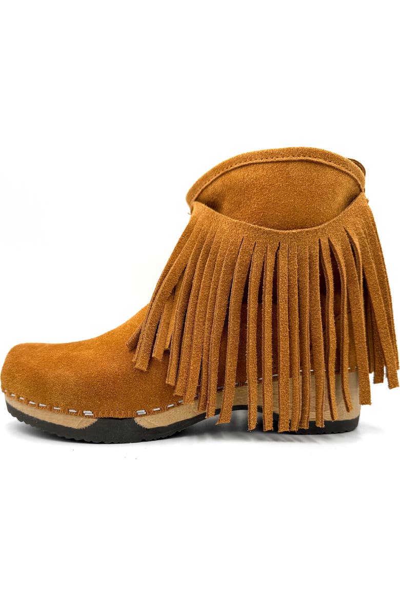 KUNSTEN Holly Fringe Bootie, Alternate, color, Havtora